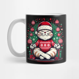 christmas zoning cat Mug